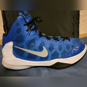 Nike Mens Zoom Without A Doubt Blue Basketball Shoes Sneakers Size 10
